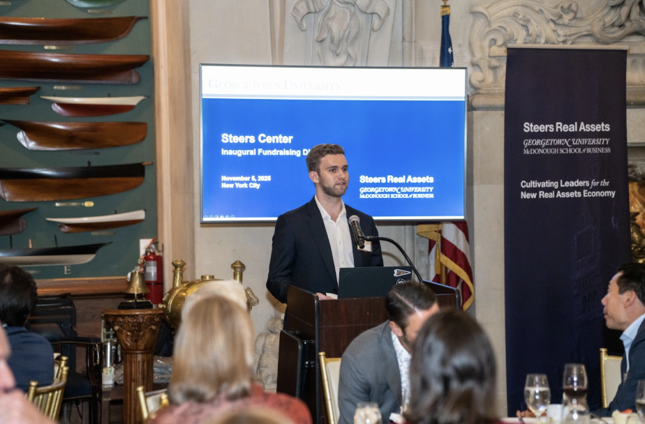 Jonah Hill (B'26), GUPREF CEO and Co-head of the Steers Private Fund.